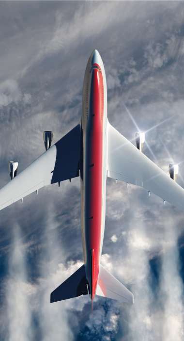 Flugzeug im Reiseflug