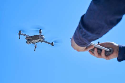 Drohne in der Luft Drohne in der Luft