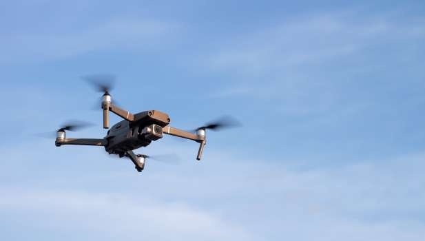 Drohne am Himmel Drohne am Himmel