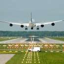 Flugzeug im Landeanflug München