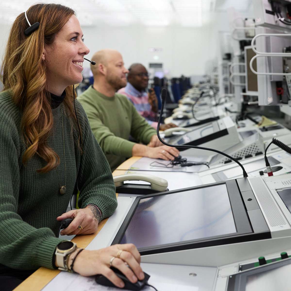 Fluglotsin im Center München