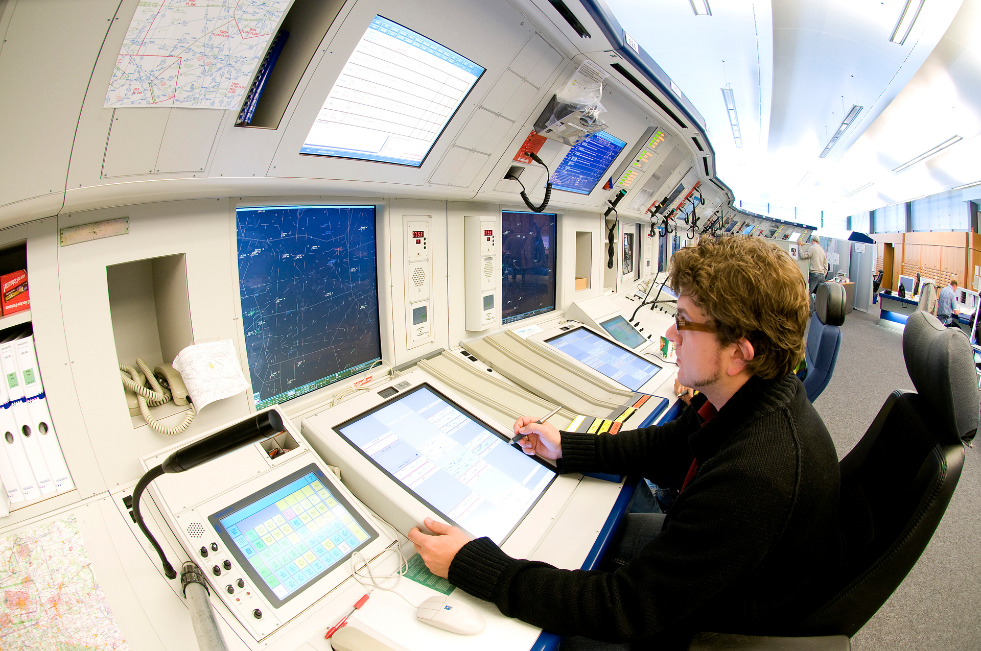 Fluglotse im Center Bremen