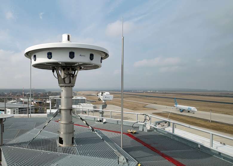 Camera system at the Airport Erfurt Weimar  Camera system at the Airport Erfurt Weimar
