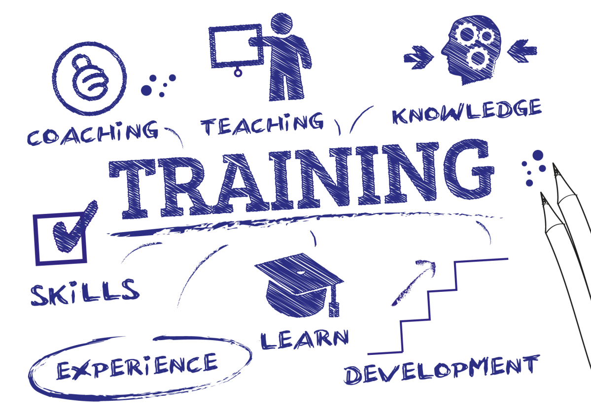 training diagram with bywords